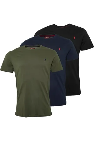 MCS Herre T-shirts 3-pak Mix Sort/Grøn/Marineblå