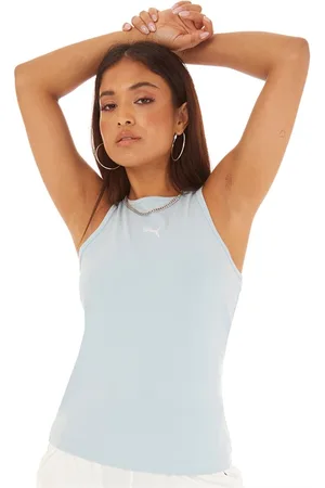 PUMA Tanktop til kvinder Cat Blågrøn SU