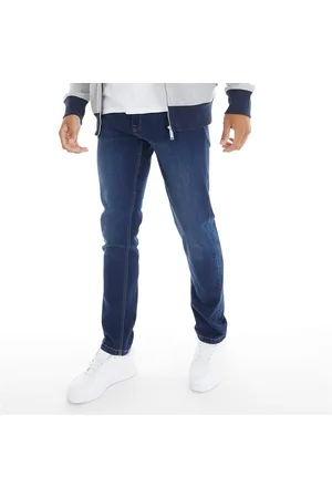 Bench Herre Christoph Straight Fit Jeans Mørk Vask