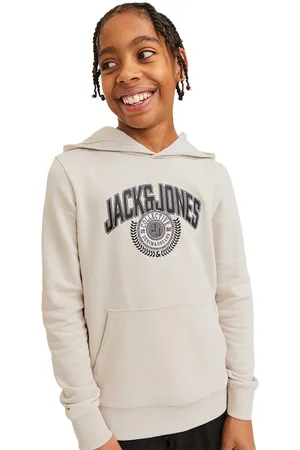 JACK & JONES JACK & JONES Drengenes Varsity Hoodie Moonbeam
