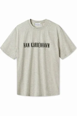 HAN Kjøbenhavn Herre Logo Boxy T-shirt Melange