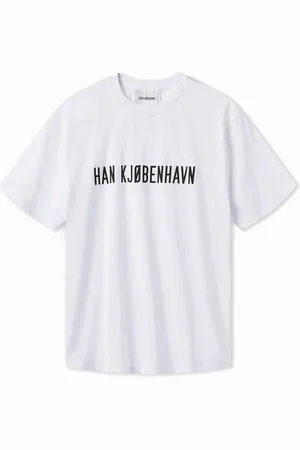 HAN Kjøbenhavn Herre Logo Boxy T-Shirt Optisk