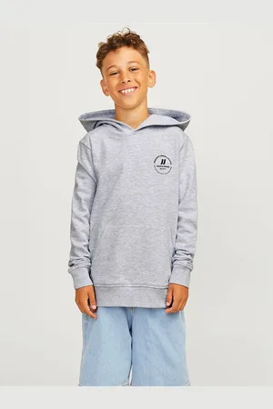 JACK & JONES JACK & JONES Drenge Mini Swift Hoodie Melange
