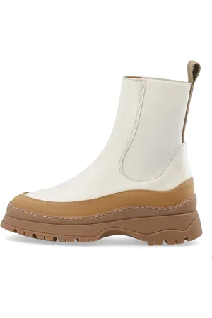 Läst Dame Dawson Ankelstøvler Off White