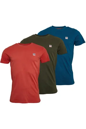 Vinson Herre Massimo T-Shirts 3-pak Baked Apple/Sail Blue/Rifle Green