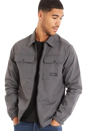 Closure London Herre Utility Overshirt Antracit