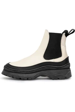 Läst Dame Trail Læderstøvler Off White