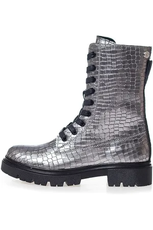 Copenhagen Shoes Piger Støvler Glansfulde Piger 105 Metal Sølv