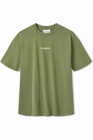 HAN Kjøbenhavn Herre Skriftlogo Boxy T-shirt Armeegrøn
