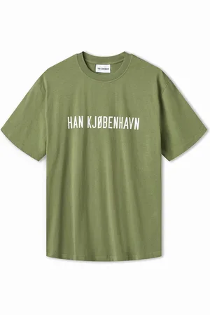 HAN Kjøbenhavn Herre Logo Boxy T-Shirt Army