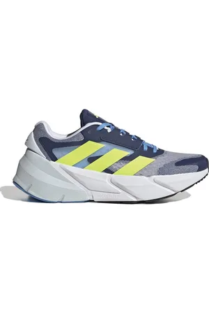 adidas Herre Adistar 2.0 Neutrale Løbesko Skyhvid/Lys Citron/Mørkeblå