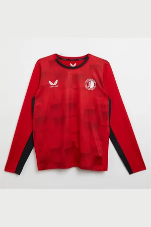 CASTORE Træningstrøje med lange ærmer til kvinder FR Feyenoord Barbados Cherry/Caviar