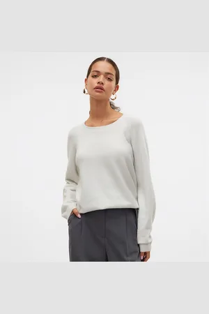 VERO MODA Strikket Trøje med Rund Hals til Kvinder