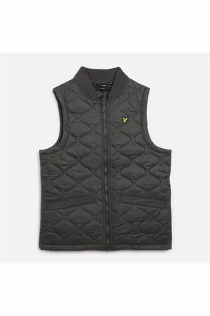 Lyle & Scott Drenge Vatteret Vest W635 Gunmetal