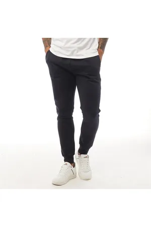 Brave Soul Herre Tyrell Fleece Joggingbukser Mørkeblå/Antracit Meleret
