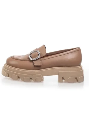 Copenhagen Shoes Dame Loafers 805 Lysebrun