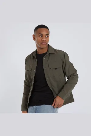 Brave Soul Herre Pearson Shacket Khaki