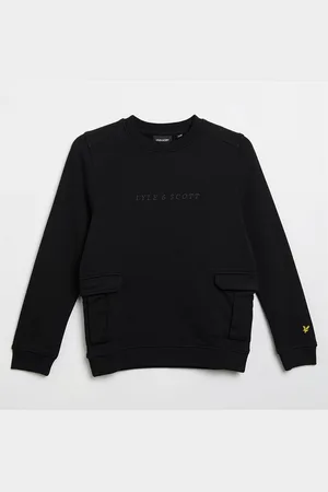 Lyle & Scott Sweatshirt med Cargo Lommer Z865 Jet