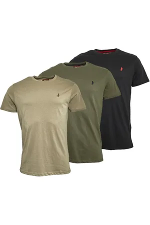 MCS Herre Ohio 3-pak T-shirts Tapshoe/Beetle/Laureloak