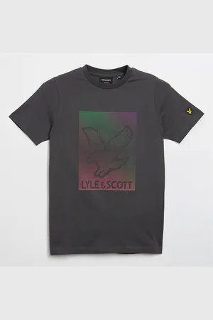 Lyle & Scott Drengenes Prikkede Ørn Grafik T-shirt W635 Gunmetal