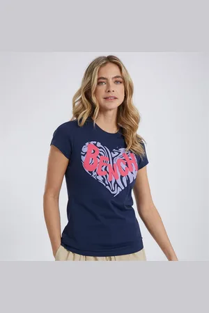 Bench Dame Eulalie T-shirt Blå