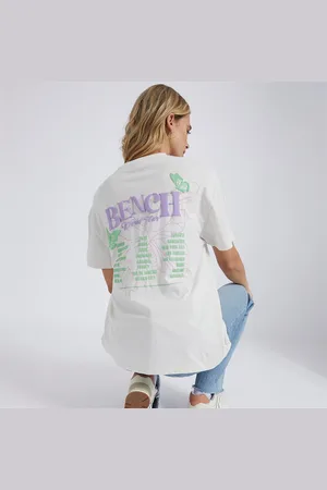 Bench Kemi T-shirt til Kvinder Off White
