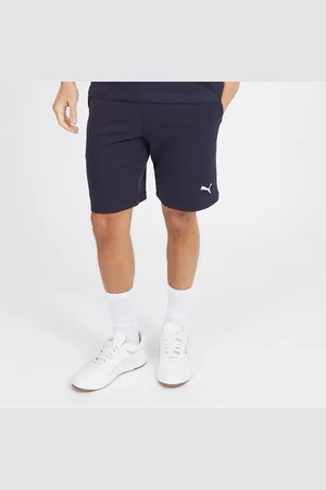 PUMA Herre Essentials Lille Logo Fleece Shorts Ny Blå Marine