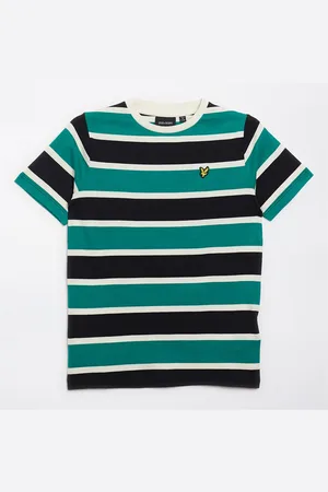 Lyle & Scott Drenge Stribet T-shirt X154