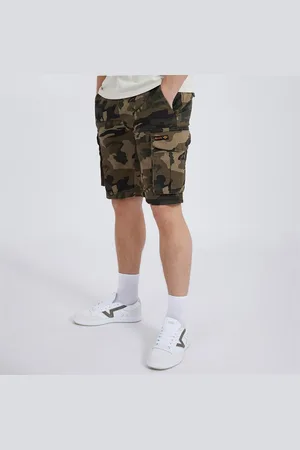 Bench Herre Noahs Combat Shorts Khaki Camo