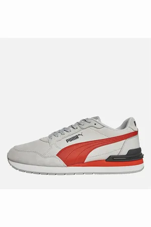 PUMA Herresko ST Runner V4 Suede Snørebåndssko Blå /Rød/Lysegrå