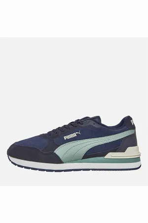 PUMA Herre ST Runner V4 Suede Sneakers Blå/ Måne/Ny Blå