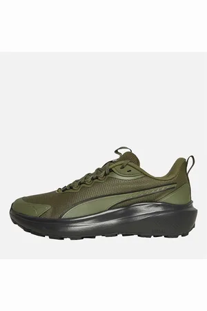 PUMA Herresko til Trail Løbetur Skyrocket Lite Loden / Sort