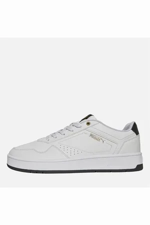 PUMA / Sort/Guld Herre Court Classic Sneakers