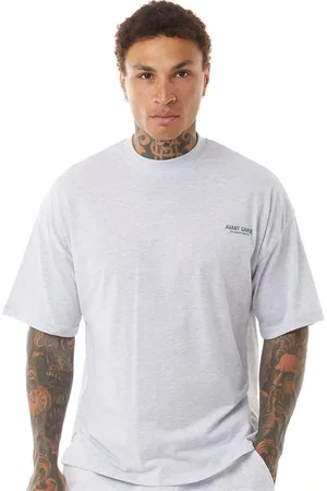 Avant Garde Herre Creative T-shirt Lys Melange