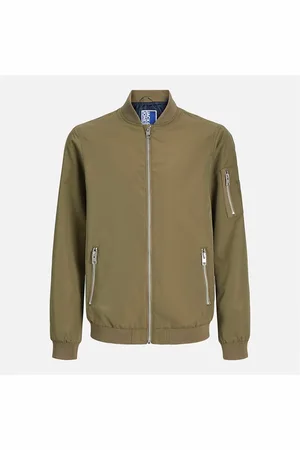 JACK & JONES JACK & JONES Bomberjakke til Drenge Mørkegrøn