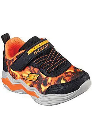 Skechers SKECHERS Sneakers med Gore & Strap til små Drenge Erupters IV med lys orange