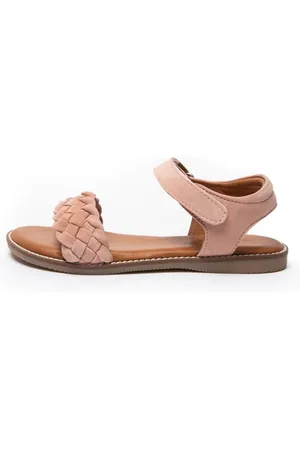 Copenhagen Shoes Piger Sandaler I Sølvfarvet Ruskind 1738 Nud
