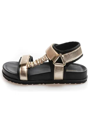 Copenhagen Shoes Piger Elsker Strand Sandaler 0051 Guld