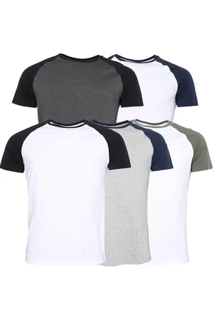 Smith And Jones Herre Progress Fem-pak Raglan T-shirts Multi