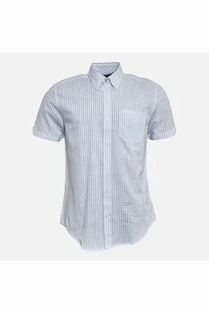 Ben Sherman Herre Stripe Skjorter med korte ærmer
