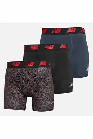New Balance Herre Premium 6 Tommer 3-pak Boxer Shorts Mørkegrå