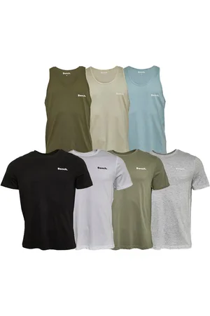 Bench Herre Mirso Sæt med 7 T-shirts og Tanktops, blandede