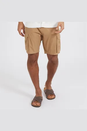 Brave Soul Herre Riverwood Cargo shorts Ecru