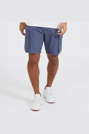 Brave Soul Herre Riverwood Cargo shorts Marineblå