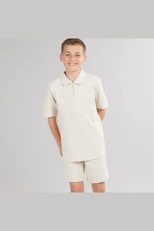 JACK & JONES JACK & JONES Drenge Basis Lynlås Polo Og Shorts Sæt Moonbeam
