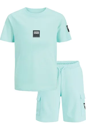 JACK & JONES JACK & JONES Drengenes T-shirt og Shorts Sæt Island Paradise
