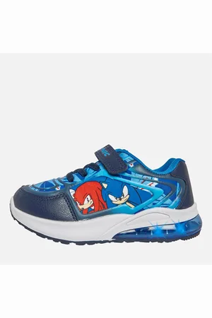 Sonic The Hedgehog Drenge Emboss Light Up Sneakers