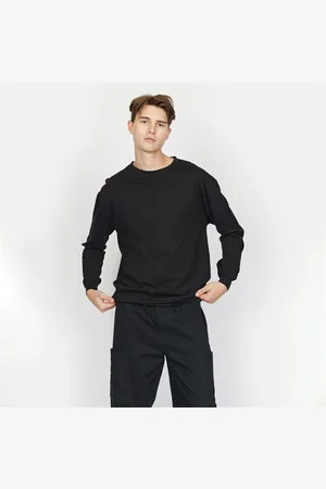 Denim Project Herre Panda Oversized Langærmet T-Shirt 001