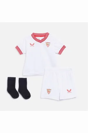 CASTORE SpædBørn SFC Sevilla FC 23/24 Hjemme Baby Sæt Brilliant / True Rød