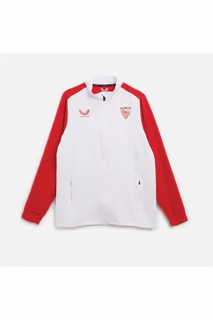CASTORE Herre SFC Sevilla FC Hjemme Anthem Jakke Brilliant / True Rød
